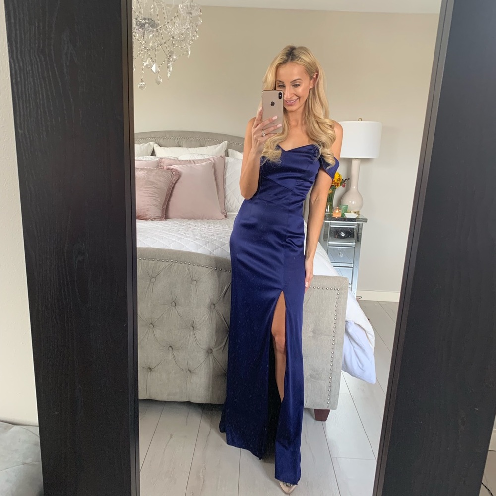 Blue Formal/ Cocktail Dress by Way-In Clothing Co. - Picture 2 of 8